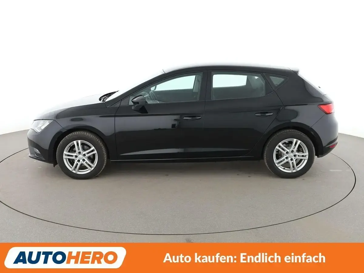 Usata Seat Leon Style 110 CV (80 kW) 2016 Nero Berlina