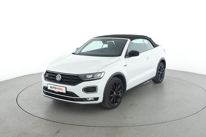 Weiß Gebraucht 2021 VW T-Roc Cabriolet R-line Cabrio | 22.250 € (Fairer Preis) - Bild 1/3