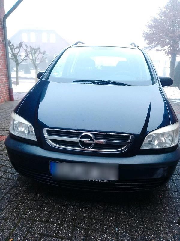 Blau Gebraucht 2003 Opel Zafira Van / Kleinbus | 1.400 € (Fairer Preis) - Bild 1/4
