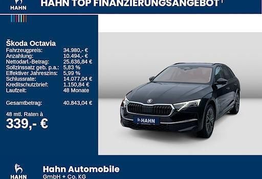 Second-hand Skoda Octavia 150 CP (110 kW) 2026 Negru Break