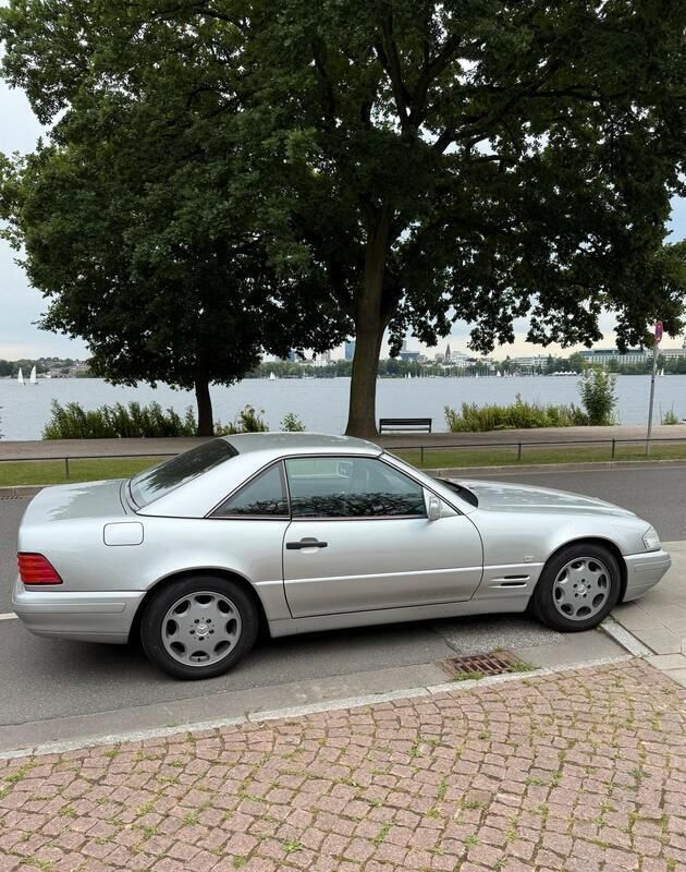 Silber Gebraucht 1997 Mercedes SL500 Cabrio | 28.500 € (Guter Preis) - Bild 1/4
