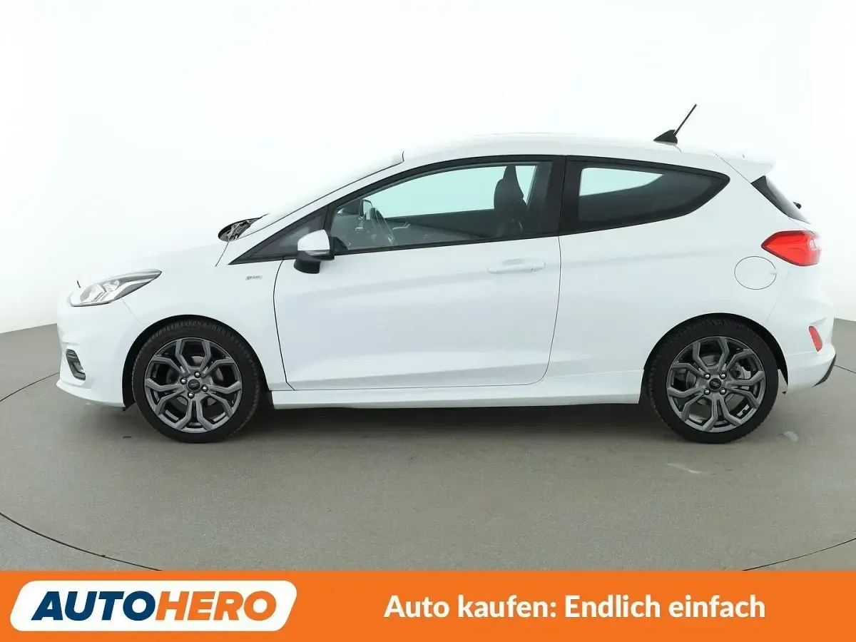 Gebraucht Ford Fiesta ST-Line 101 PS (74 kW) 2019 Weiß Kleinwagen