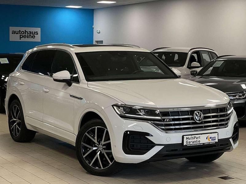 Pure white Gebraucht 2019 VW Touareg Elegance SUV | 37.499 € (Superpreis) - Bild 1/4