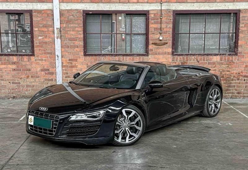 Schwarz Gebraucht 2010 Audi R8 Spyder Cabrio | 79.950 € (Superpreis) - Bild 1/4