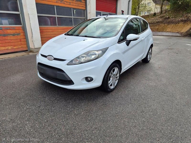 Gebraucht Ford Fiesta Trend 60 PS (44 kW) 2009 Weiß Kleinwagen