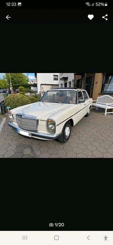 Gebraucht Mercedes W115 115 PS (84 kW) 1975 Weiß Limousine