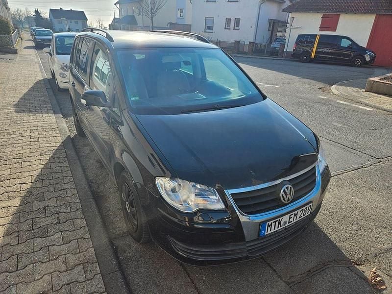 Schwarz Gebraucht 2007 VW Touran Van / Kleinbus | 850 € - Bild 1/4