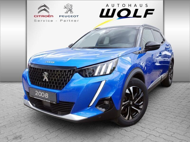 Blau Gebraucht 2021 Peugeot 2008 GT SUV | 21.900 € (Fairer Preis) - Bild 1/4