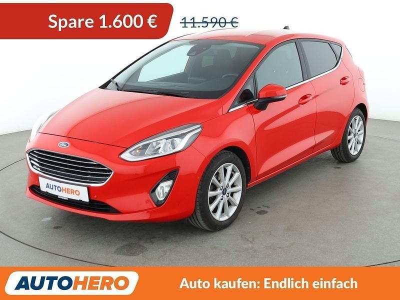 Gebraucht Ford Fiesta Titanium 125 PS (91 kW) 2018 Rot Limousine