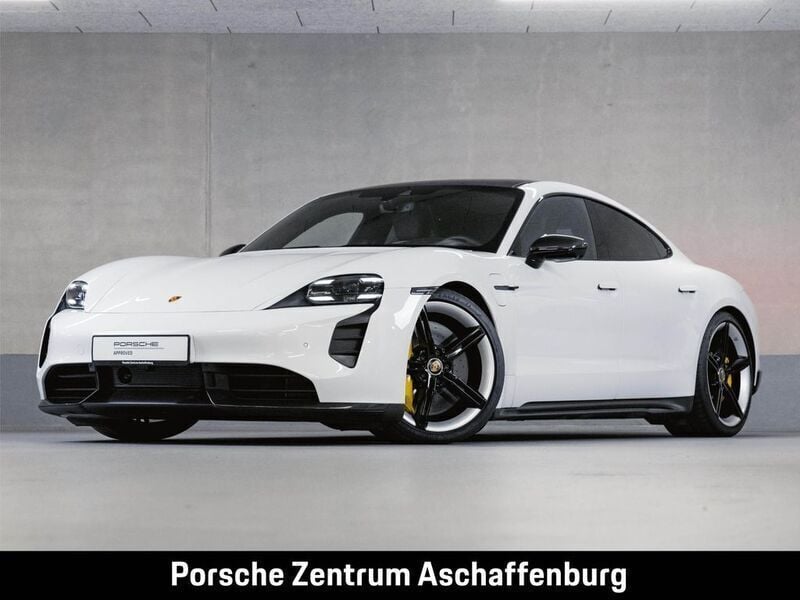 Weiß Gebraucht 2022 Porsche Taycan Turbo S Sport Limousine | 99.960 € (Superpreis) - Bild 1/4