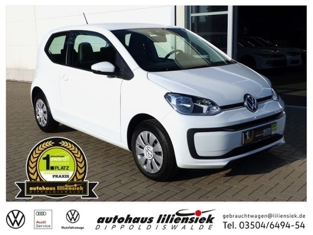 Weiß Gebraucht 2021 VW up! move up! Kleinwagen | 8.990 € (Guter Preis) - Bild 1/4