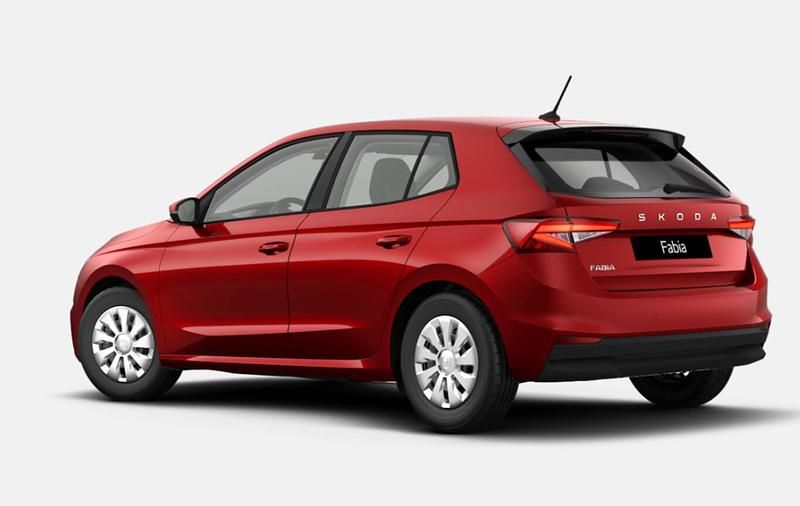 Neu Skoda Fabia Selection 116 PS (85 kW) 2025 Velvet red metallic Limousine