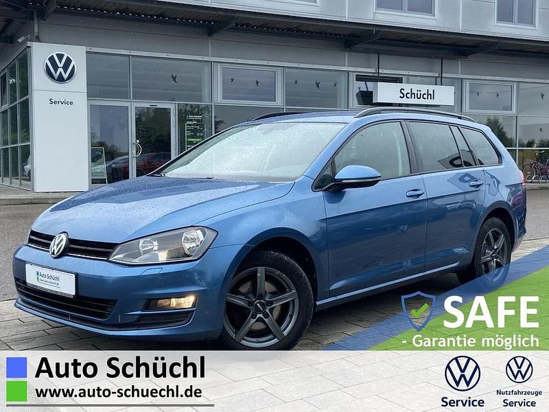 Blau Gebraucht 2014 VW Golf VII Comfortline Kombi | 4.358 € (Fairer Preis) - Bild 1/4