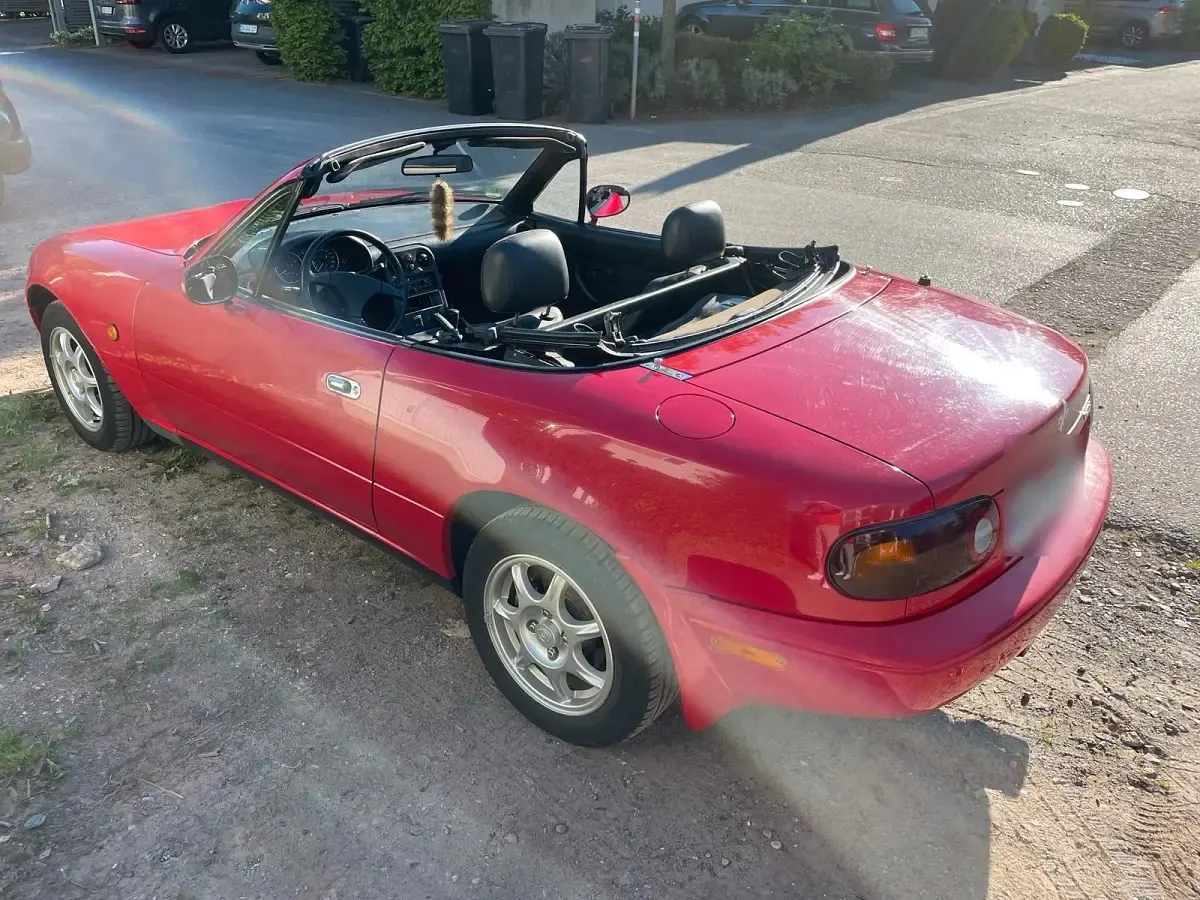 Brugt Mazda MX5 130 HK (95 kW) 1994 Rød Cabriolet