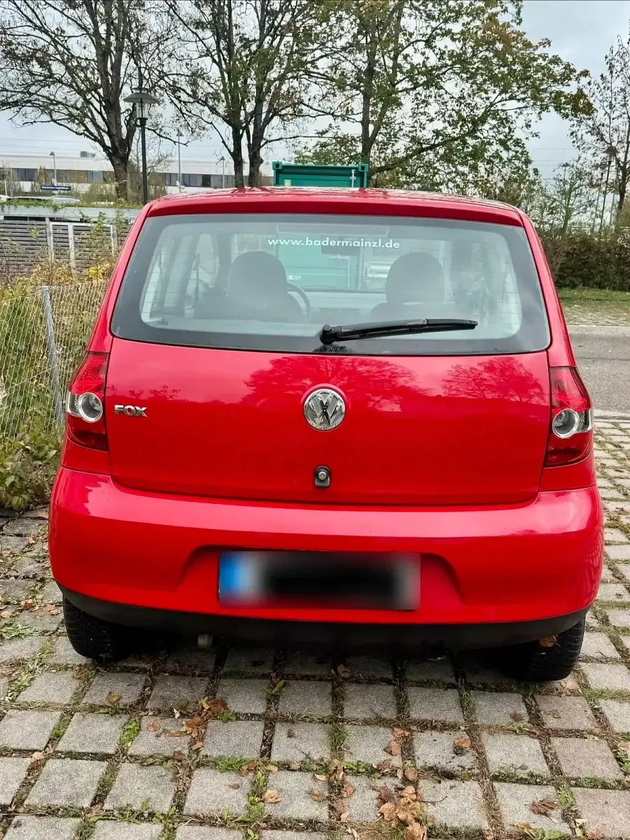 Gebraucht VW Fox 55 PS (40 kW) 2007 Rot Kleinwagen