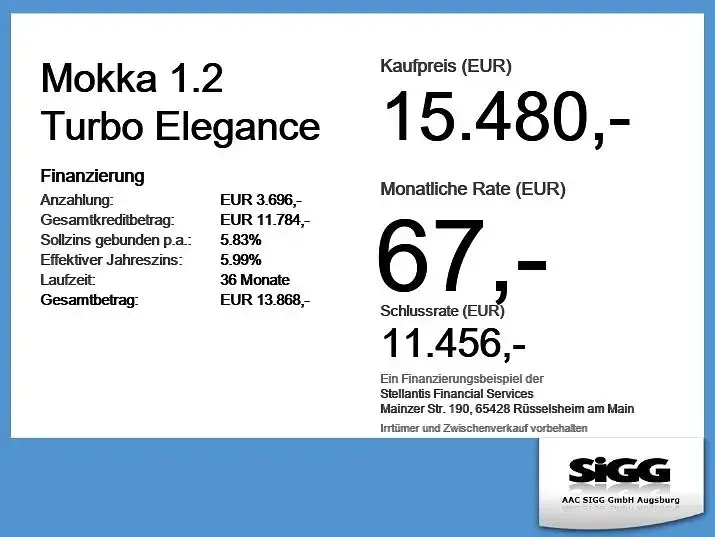 Gebraucht Opel Mokka Elegance 101 PS (74 kW) 2022 Rot SUV