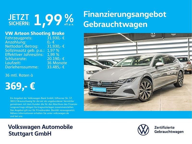 Mondsteingrau Gebraucht 2023 VW Arteon Elegance Limousine | 31.930 € (Superpreis) - Bild 1/4