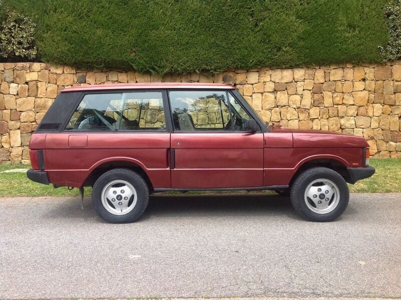 Rot Gebraucht 1992 Land Rover Range Rover Classic SUV | 10.495 € - Bild 1/4