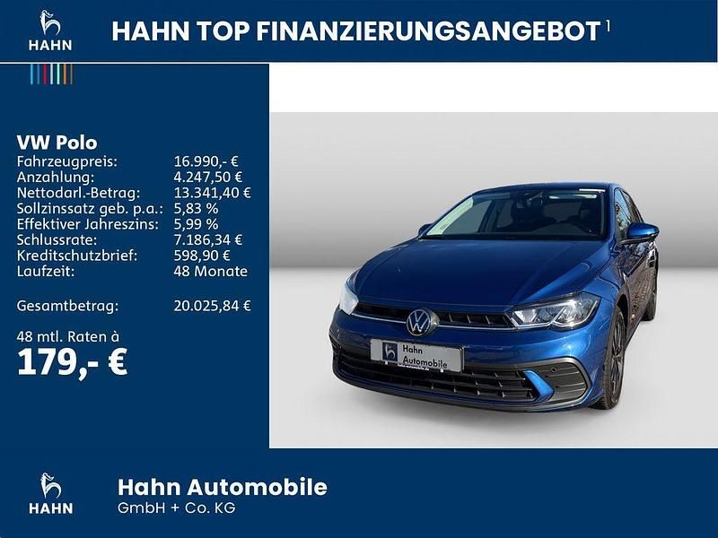 Gebraucht VW Polo Move 95 PS (69 kW) 2024 Reef blue metallic Limousine