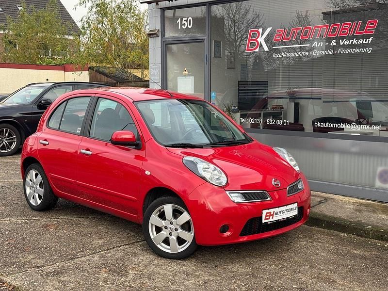 Solid red Gebraucht 2010 Nissan Micra Acenta Kleinwagen | 5.990 € (Fairer Preis) - Bild 1/4