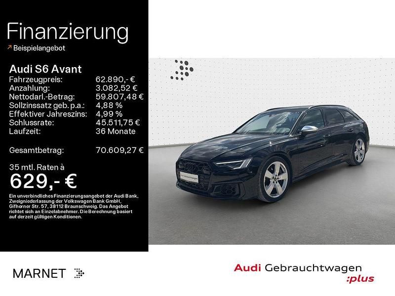 Brillantschwarz Gebraucht 2024 Audi S6 Sport Kombi | 62.890 € (Superpreis) - Bild 1/4