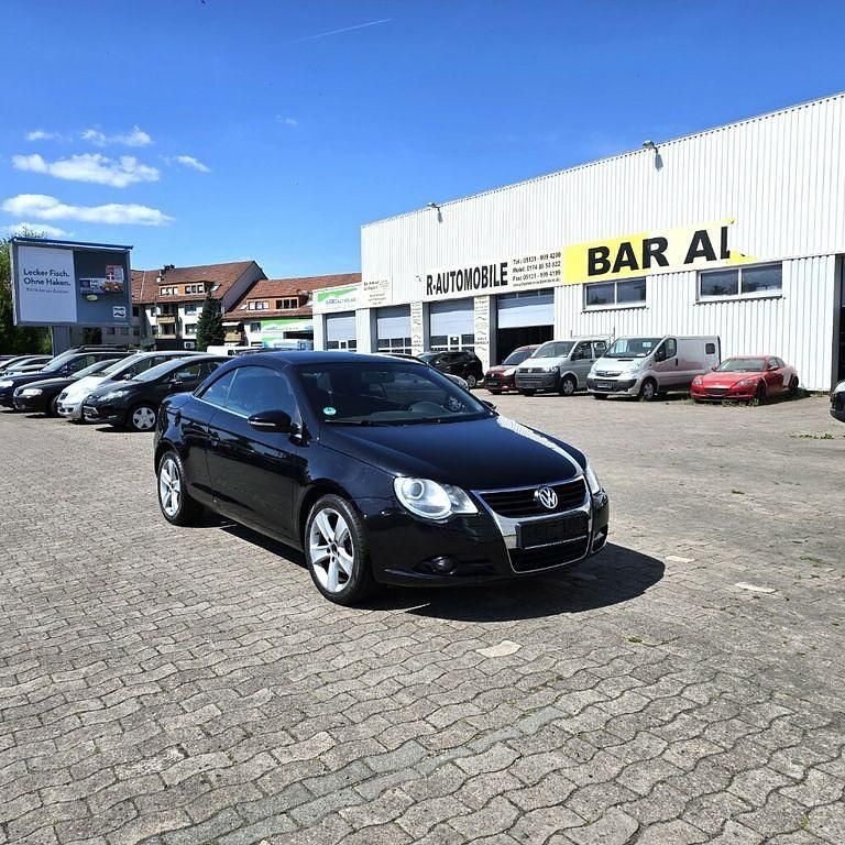 Schwarz Gebraucht 2009 VW Eos Cabrio | 2.300 € (Fairer Preis) - Bild 1/4