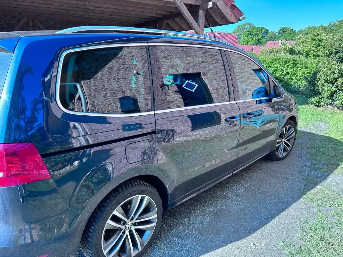 Gebraucht VW Sharan 150 PS (110 kW) 2015 Blau Van / Kleinbus