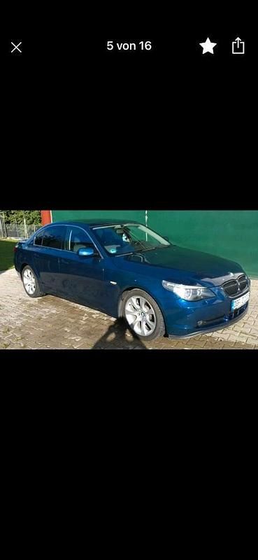 Blau Gebraucht 2004 BMW 520 Limousine | 4.000 € (Guter Preis) - Bild 1/4