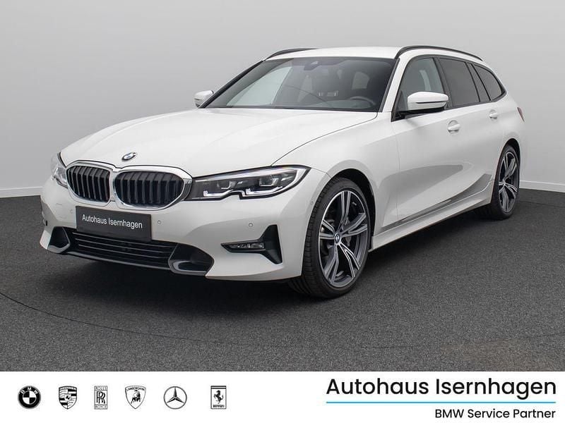 Alpinweiss uni300schwarz Gebraucht 2022 BMW 330 Sport Line Limousine | 32.999 € (Superpreis) - Bild 1/4