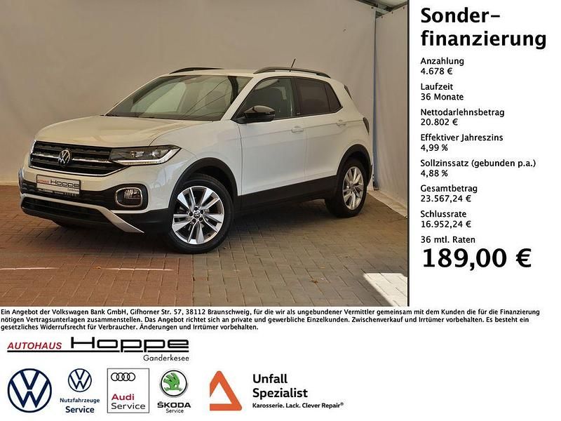 Gebraucht VW T-Cross Move 110 PS (80 kW) 2023 Weiß SUV