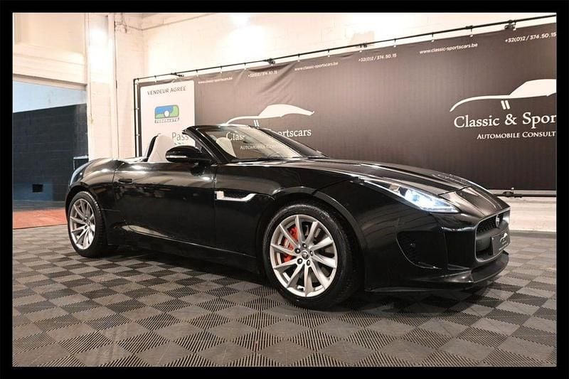 Schwarz Gebraucht 2016 Jaguar F-Type Cabrio | 31.950 € (Superpreis) - Bild 1/4