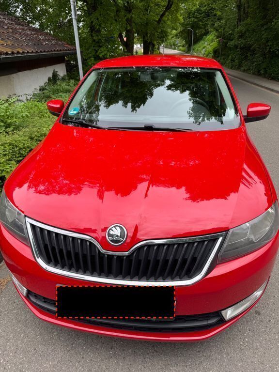 Rot Gebraucht 2013 Skoda Rapid Ambition Limousine | 4.800 € (Fairer Preis) - Bild 1/4