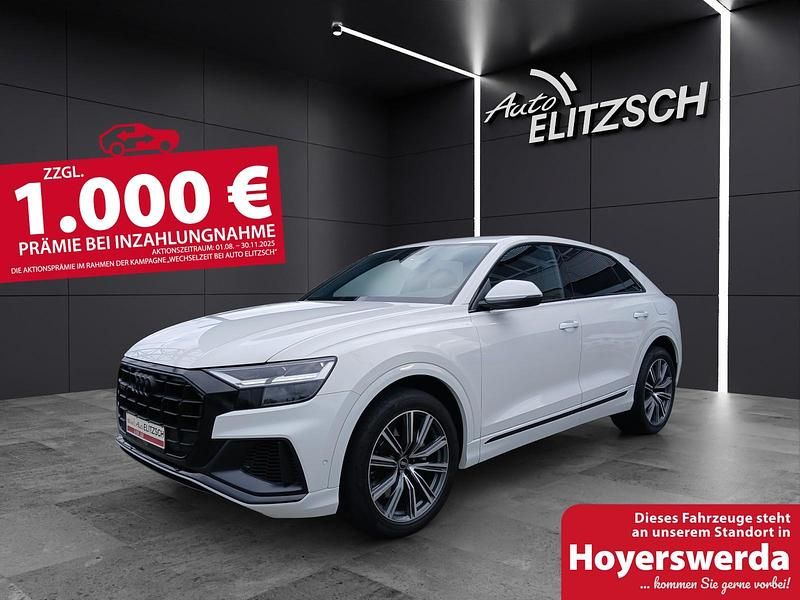 Carraraweiß Gebraucht 2021 Audi Q8 S-Line SUV | 64.750 € (Etwas zu teuer) - Bild 1/3