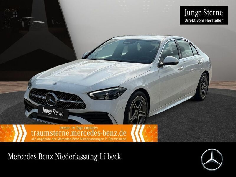 Polarweiß Gebraucht 2024 Mercedes C180 AMG Limousine | 40.890 € (Fairer Preis) - Bild 1/3