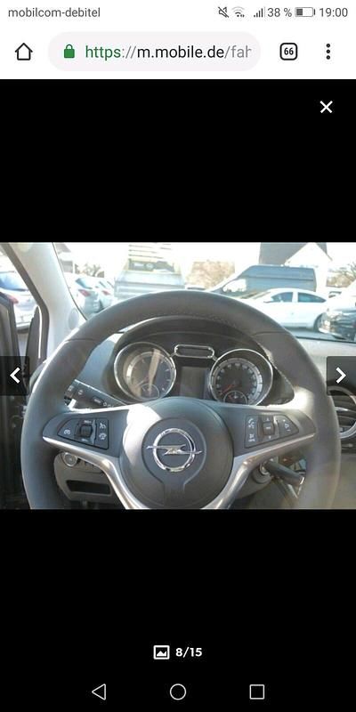 Gebraucht Opel Adam Open Air 87 PS (63 kW) 2019 Grau Kleinwagen