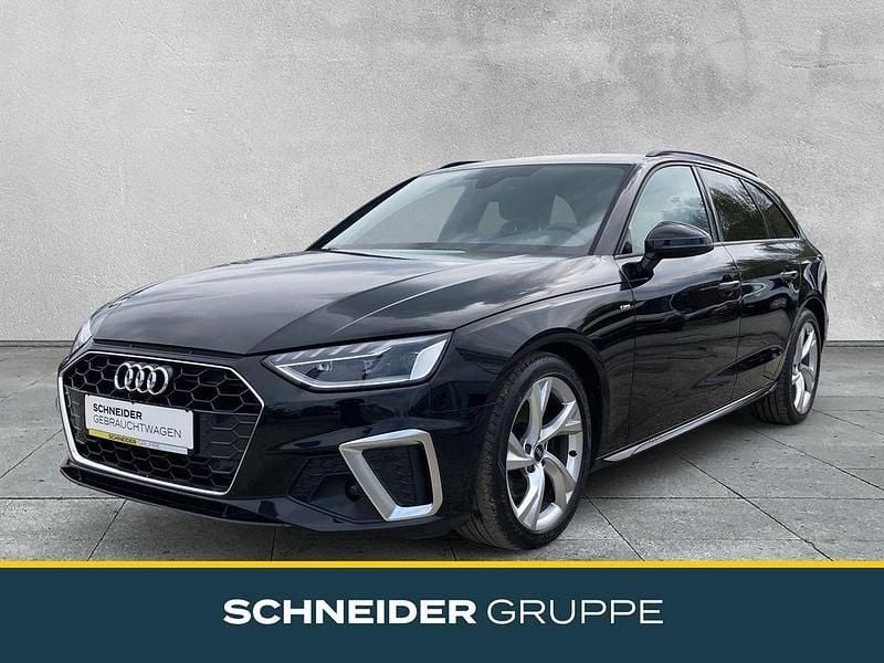 Schwarz Gebraucht 2023 Audi A4 S-Line Kombi | 29.490 € (Guter Preis) - Bild 1/3