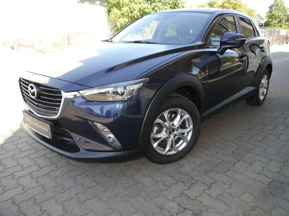 Gebraucht Mazda CX-3 Exclusive-Line 120 PS (88 kW) 2017 Mitternachtsblau metallic 42m SUV