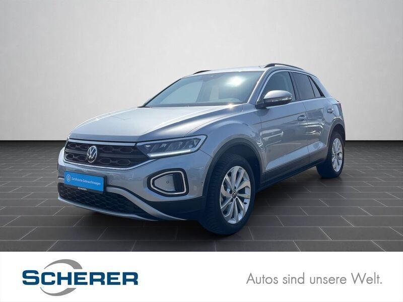 Pyrit silber metallic (metallic) Gebraucht 2024 VW T-Roc Life SUV | 24.420 € (Fairer Preis) - Bild 1/4