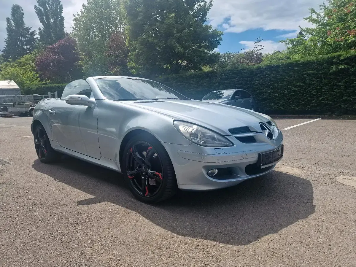 Gebraucht Mercedes SLK200 163 PS (119 kW) 2008 Silber Cabrio
