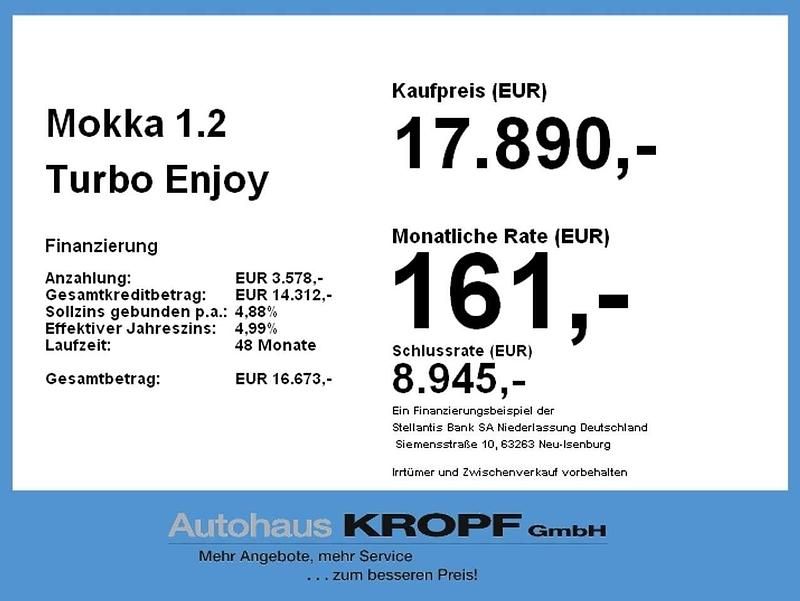 Gebraucht Opel Mokka Enjoy 131 PS (96 kW) 2023 Lackierung rot rubi/typ aussen SUV