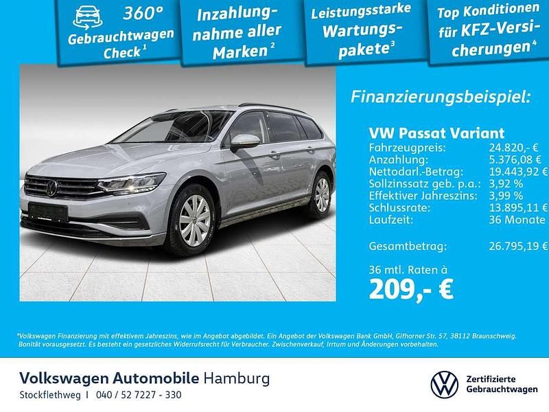 C2 mondsteingrau Gebraucht 2023 VW Passat Basis Kombi | 24.820 € (Guter Preis) - Bild 1/3