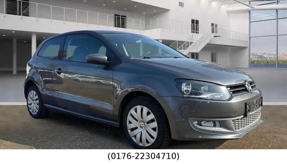 Gebraucht VW Polo Team 69 PS (50 kW) 2010 Grau Kleinwagen