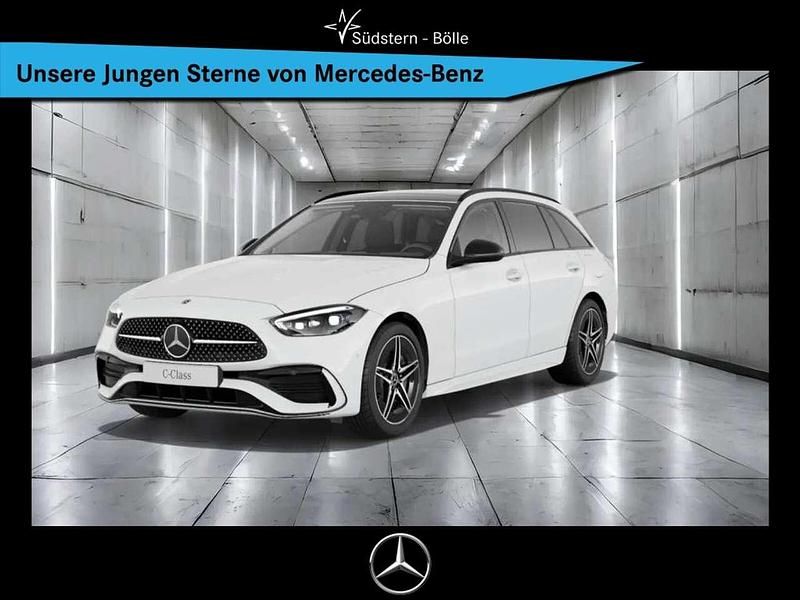 Weiß Gebraucht 2022 Mercedes C300e AMG Limousine | 37.740 € (Fairer Preis) - Bild 1/4
