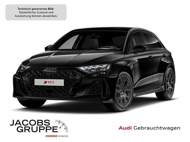 Mythosschwarz Gebraucht 2025 Audi RS3 Kleinwagen | 64.980 € (Guter Preis) - Bild 1/4