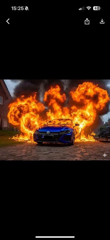 Blau Gebraucht 2023 VW Arteon R Kombi | 35.900 € (Guter Preis) - Bild 1/4