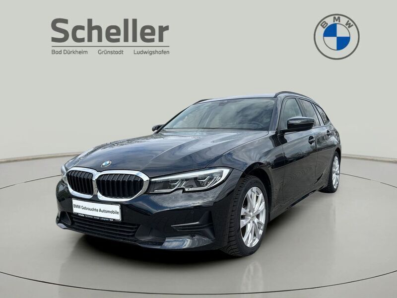 Schwarz Gebraucht 2021 BMW 318 Advantage Kombi | 22.900 € (Fairer Preis) - Bild 1/4