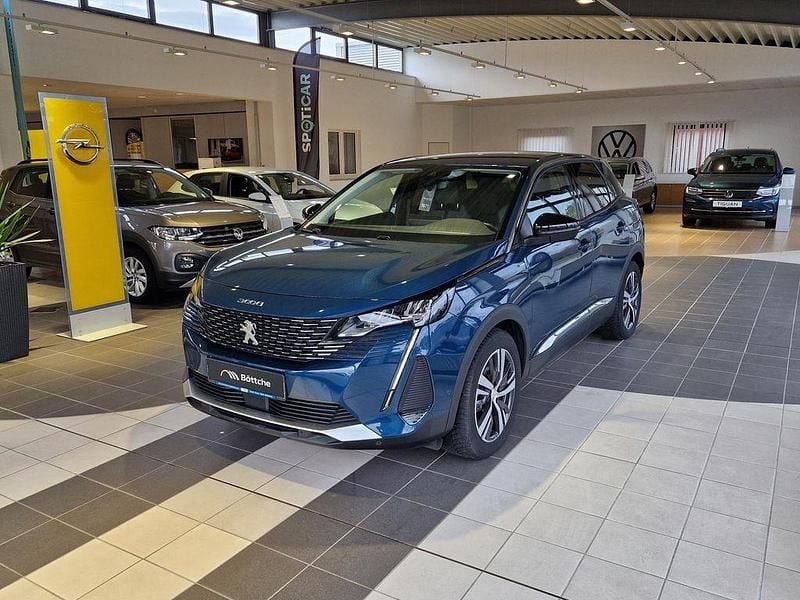 Gebraucht Peugeot 3008 Allure 224 PS (164 kW) 2022 Lackierung blau celebes/metallic klarlack SUV