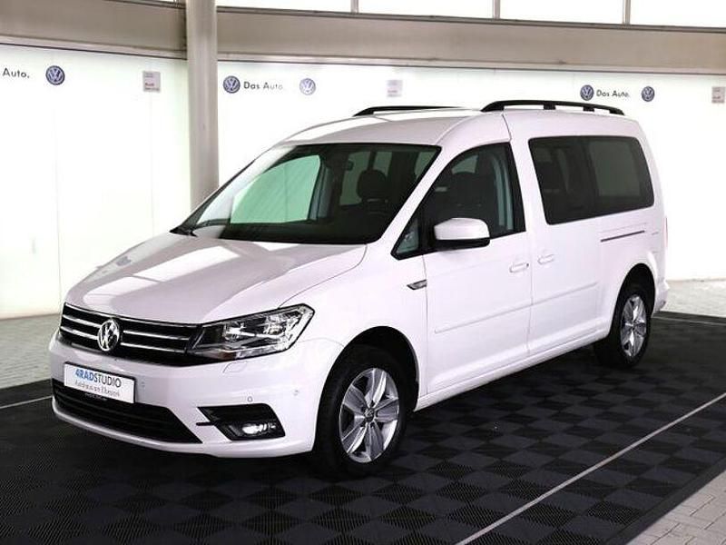 Weiß Gebraucht 2020 VW Caddy Maxi Comfortline Van / Kleinbus | 21.480 € (Guter Preis) - Bild 1/4