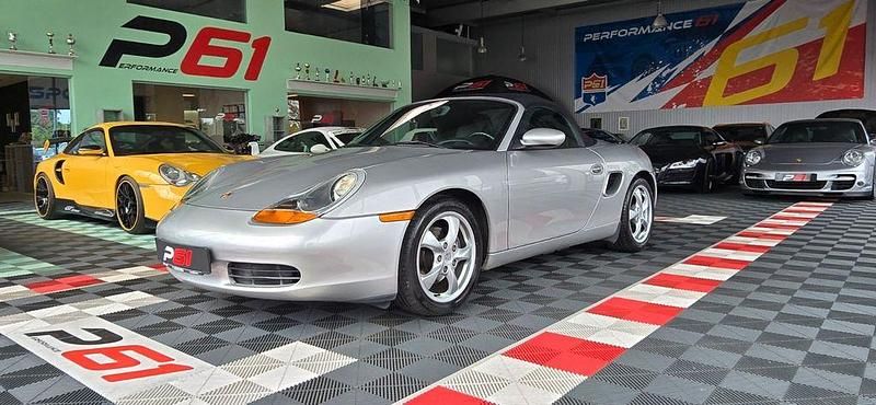 Silber Gebraucht 2000 Porsche Boxster Cabrio | 16.999 € (Fairer Preis) - Bild 1/4