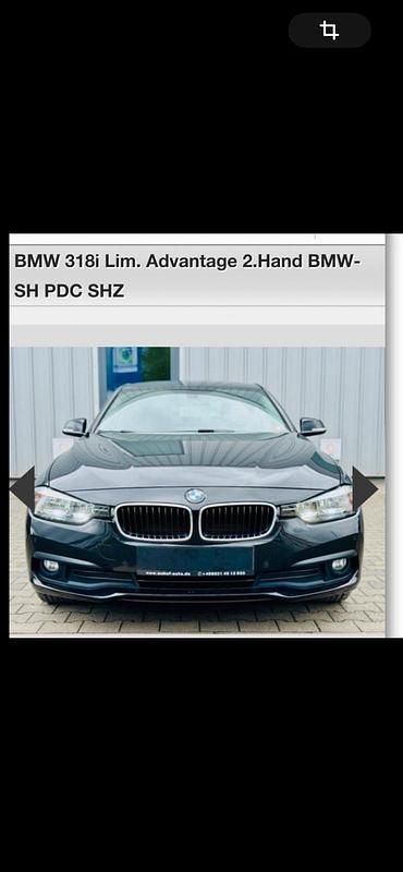 Schwarz Gebraucht 2016 BMW 318 Limousine | 13.550 € (Fairer Preis) - Bild 1/4